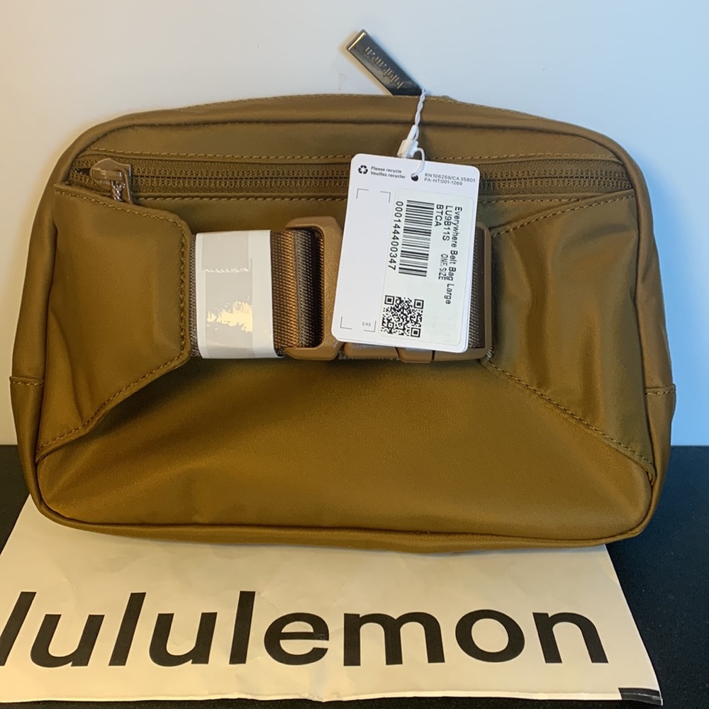 NWT LULULEMON EVERYWHERE BELT BAG LARGE BURNT CARAMEL - Picture 4 of 5